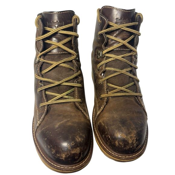 Women's Timberland Pro Alloy Toe Brown Work Boot A1 KJR Size 6.5 - Picture 4 of 16